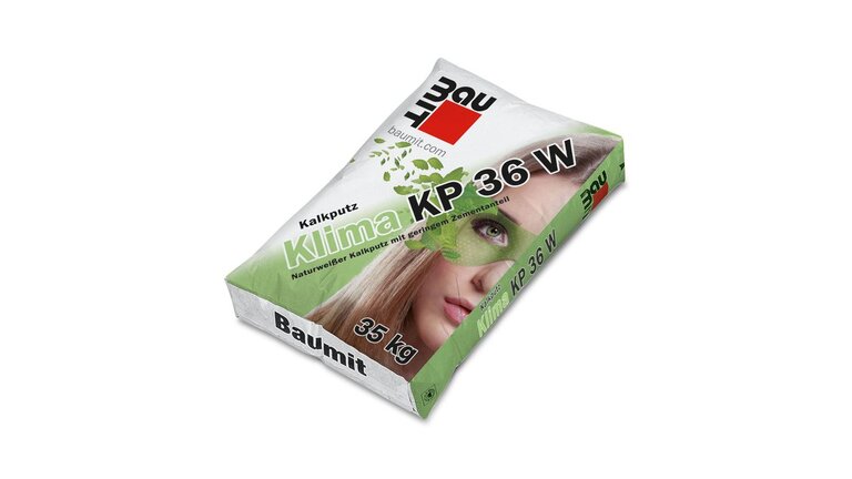 Kalkputz Klima KP 36 W, im Sack, liegend